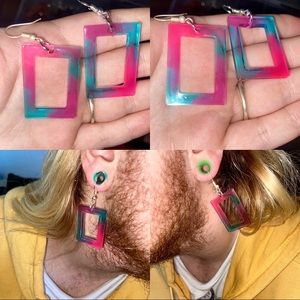 Resin earrings